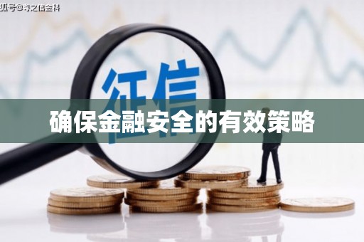 金门确保金融安全的有效策略